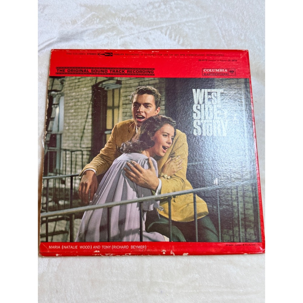 West Side Story Original Soundtrack Vinyl Columbia Masterworks OS 2070 Stereo
